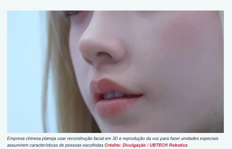 China constrói robô ultrarrealista que pode replicar uma pessoa com rosto, voz e IA em um corpo de humano