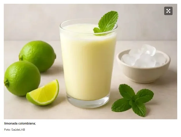 Limonada colombiana cremosa: refrescante, fácil e surpreendentemente saudável