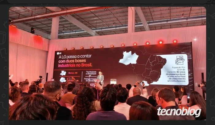 LG abre fábrica de R$ 1,5 bilhão e mira na briga com Brastemp e Electrolux
