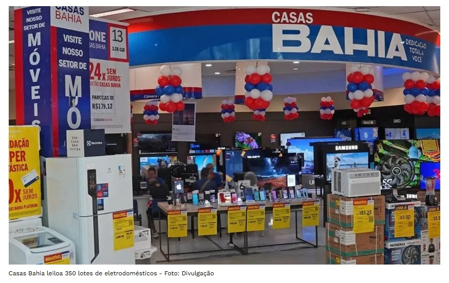 Após fechar lojas, Casas Bahia vende eletrodomésticos por menos de R$ 500