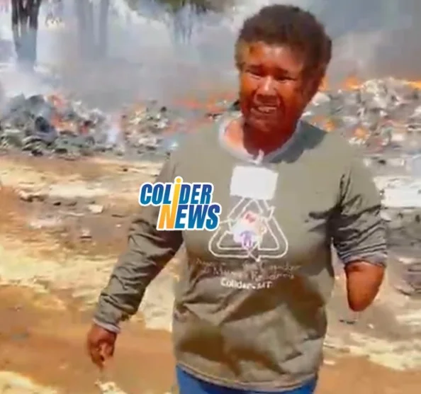 Recicladores da ACMAR de Colíder pedem ajuda após incêndio, (Vídeo)