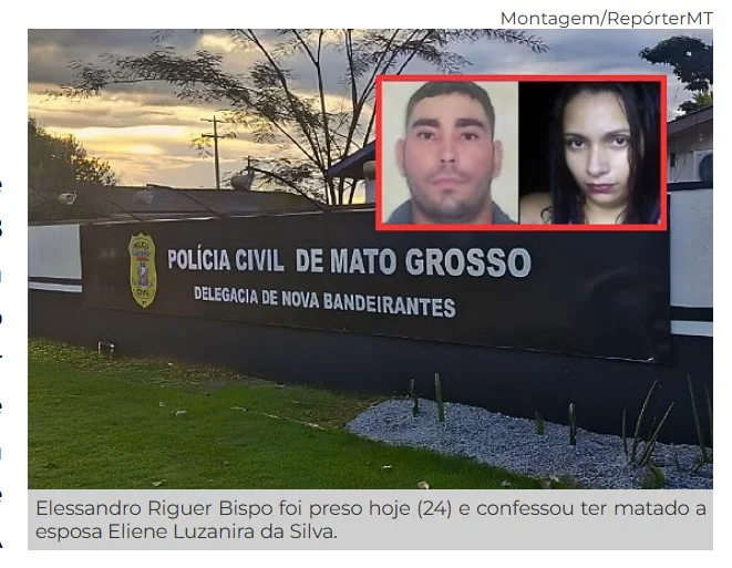 Menino de 7 anos implorou pela vida da mãe durante feminicídio em Nova Bandeirantes: “Para, pai, não faz isso”