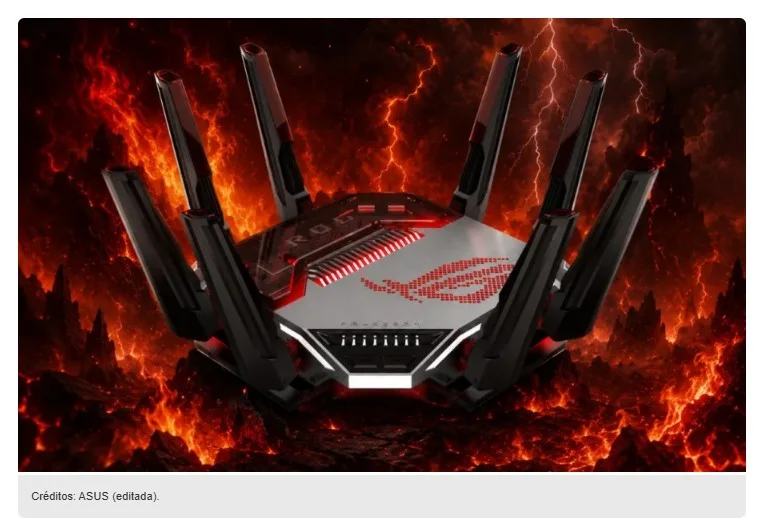 Wi-Fi 8 está chegando: ASUS revela primeiro roteador gamer com a tecnologia