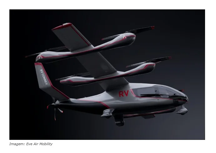 Eve, subsidiária da Embraer, e RV Connex trabalharão na regulamentação da Mobilidade Aérea Avançada na Tailândia