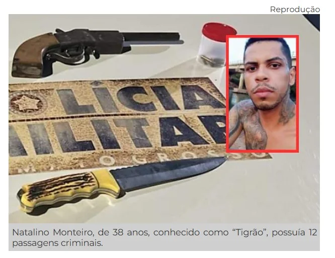 Bandido acusado de sequestro e cárcere privado morre em confronto com a PM em Marcelândia
