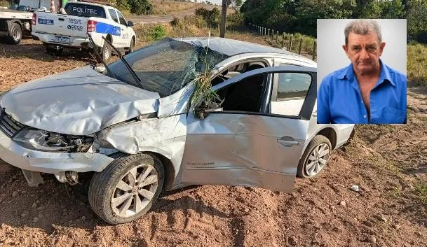 Idoso morre após ultrapassagem na rodovia MT-320 Nova Canaã do Norte. (Vídeo)