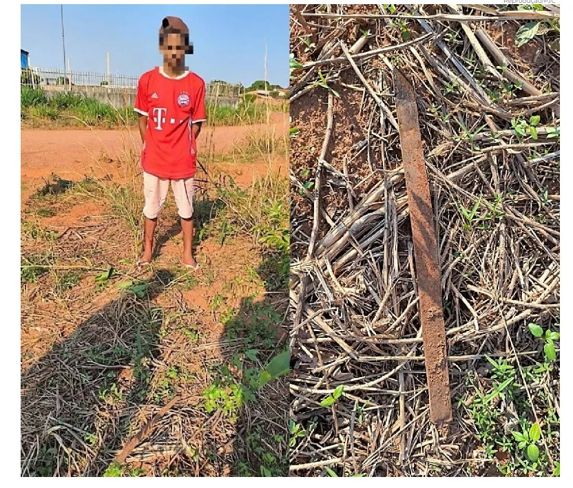 Homem é morto com golpes de cano de metal enferrujado; suspeito preso