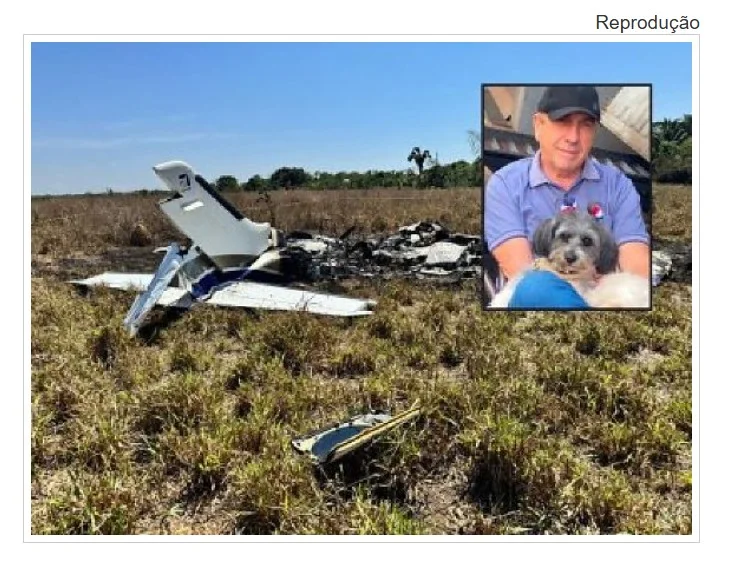 Politec identifica empresário morto em queda de aeronave em MT