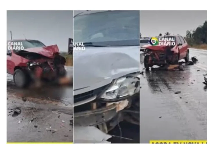 Piloto morre em acidente com 2 veículos durante chuva; vídeo