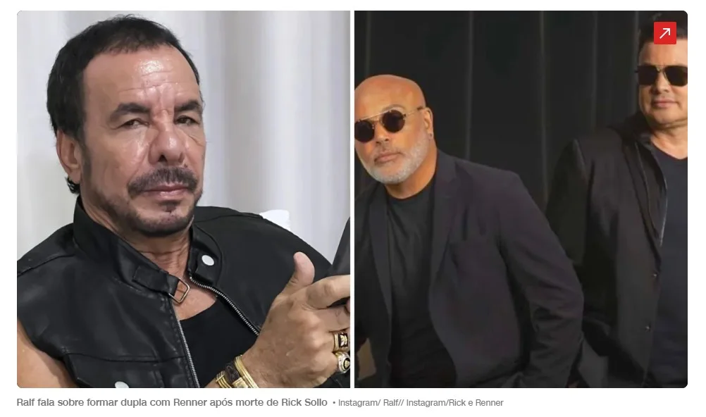 Ralf fala sobre formar dupla com Renner após morte de Rick: "Bom senso"