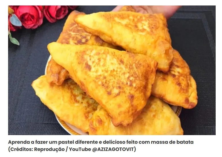 Pastelzinho de batata para o jantar ou lanche da tarde: massa fofinha, recheio de queijo e pode até congelar