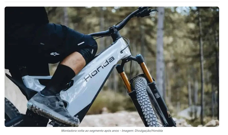 Honda volta ao mundo das mountain bikes após duas décadas com modelo elétrico de visual inspirado em motos