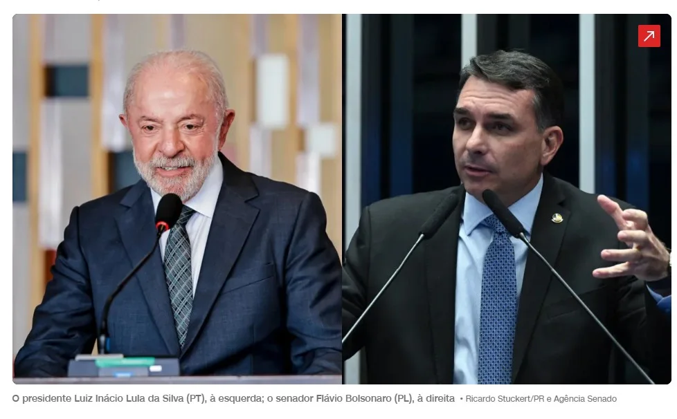 Quaest: Lula e Flávio empatam em 41% no 2º turno