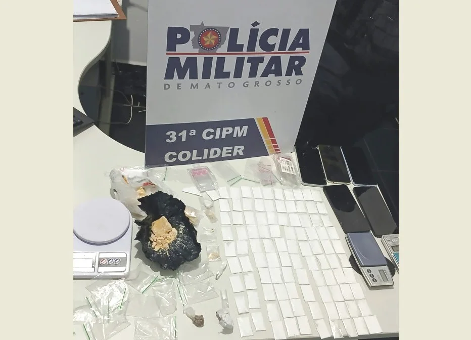 Adolescente de 17 anos em Colíder relata ameaças e agressão durante relacionamento; jovem de 18 anos é preso com drogas