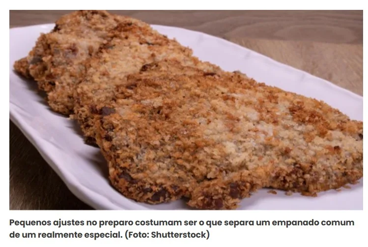Pare de empanar o bife à milanesa na farinha de rosca tradicional: açougueiros ensinam a troca de 1 ingrediente que não solta óleo