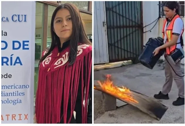 Aos 16 anos, estudante mexicana cria dispositivo que apaga fogo usando apenas ondas sonoras