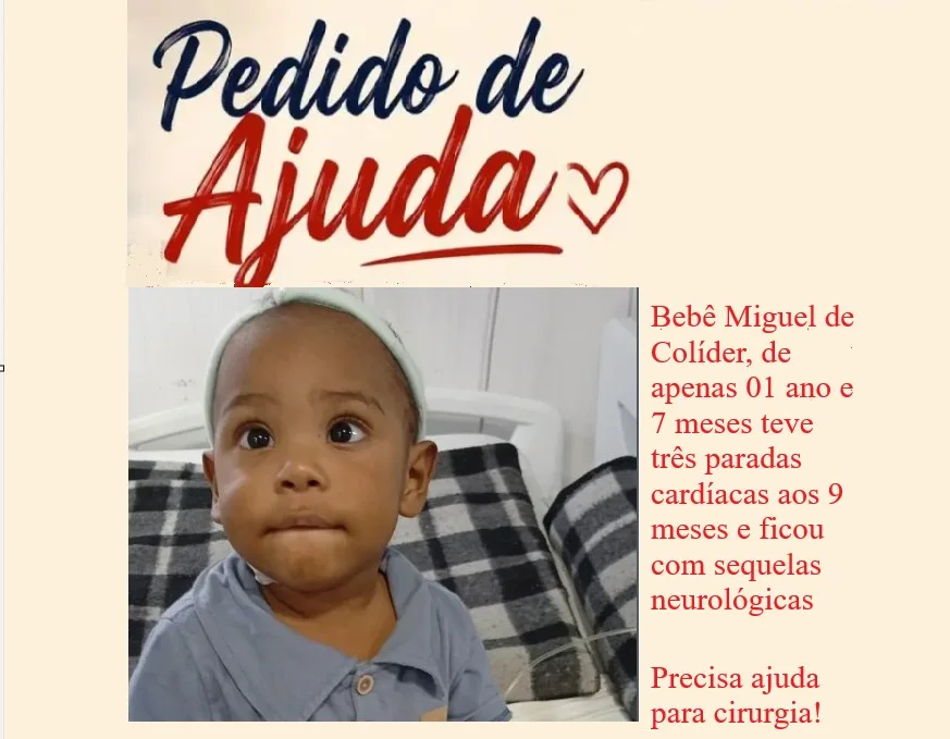 Família em Colíder pede ajuda para levar pequeno Miguel a oftalmologista pediátrico após espera de quatro meses pelo SUS