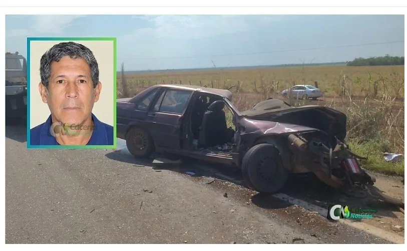 Colisão entre Tracker e Santana deixa uma pessoa morta e sete feridos na BR-070 em Cáceres