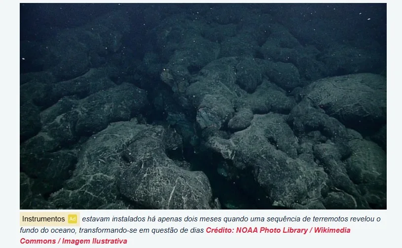 Fundo do oceano se abriu e já liberou 160 milhões de m³ de lava; fenda afundou 4,2 metros em apenas 6 dias