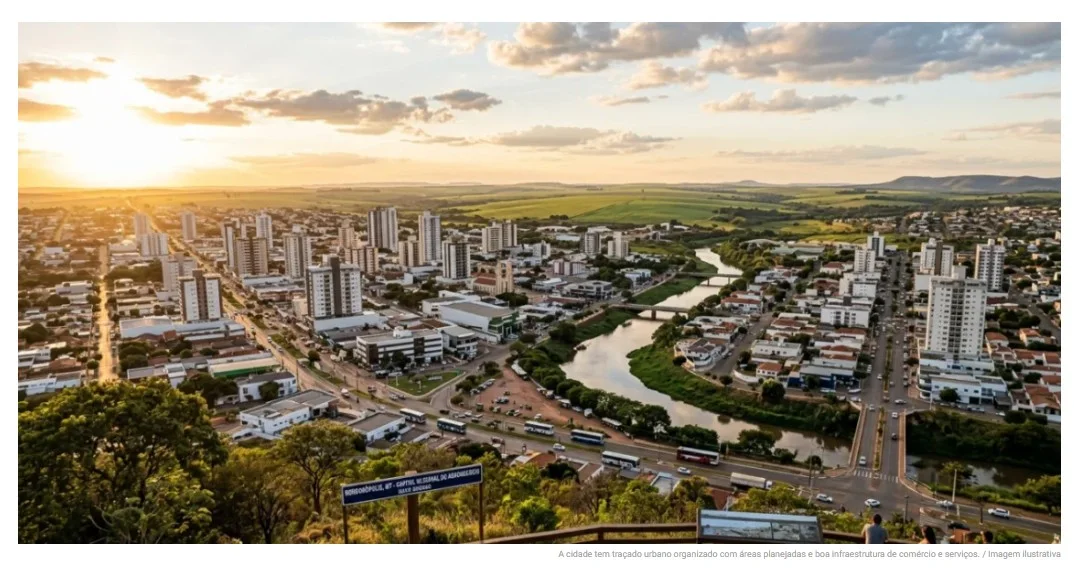 A Capital do Agronegócio com 80 mil toneladas de soja por dia e paredões rupestres de 100 metros, abrigam a 2ª maior economia de Mato Grosso a 215 km de Cuiabá