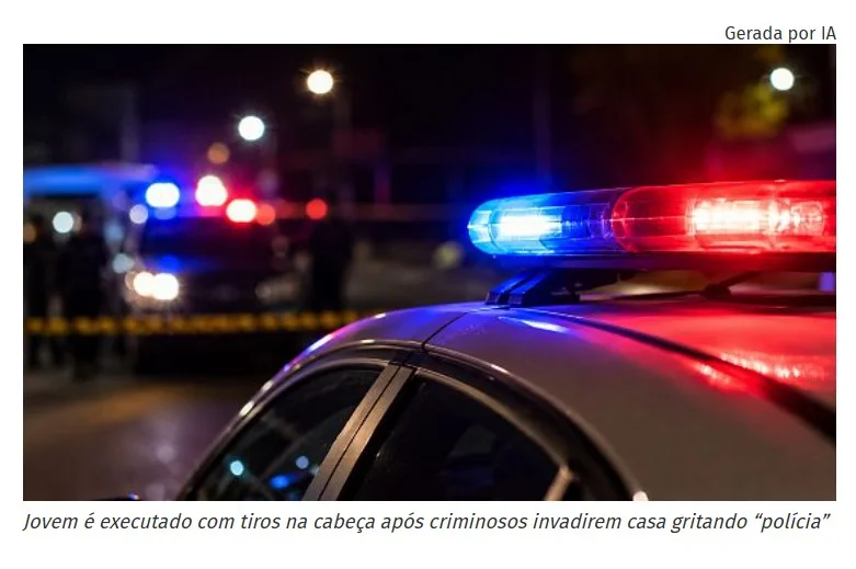 Jovem é executado com tiros na cabeça em Guarantã, após criminosos invadirem casa gritando “polícia”