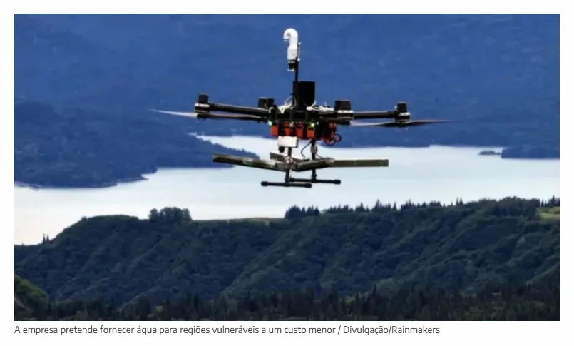 Chuva artificial feita com drones gera 70 milhões de litros de água, divide meteorologistas e causa debate sobre os riscos ambientais