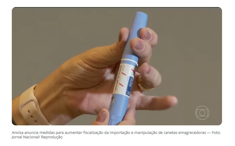 Anvisa investiga 13 notificações de doença que causa perda de visão associadas a canetas emagrecedoras