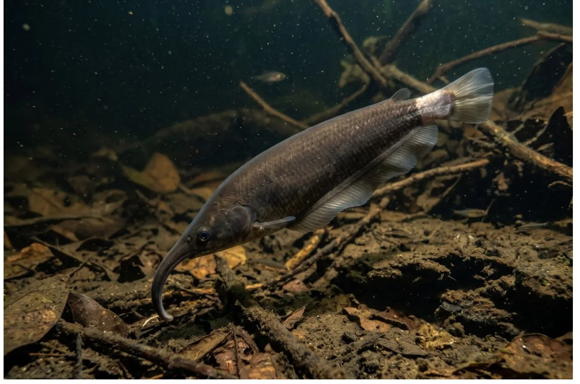 Escondido nas águas profundas do Rio Tefé, peixe elétrico revela uma nova espécie na Amazônia e atrai a atenção dos cientistas