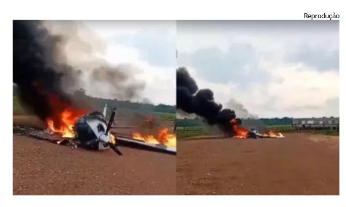 Piloto de avião incendiado morre em confronto com o Gefron em MT