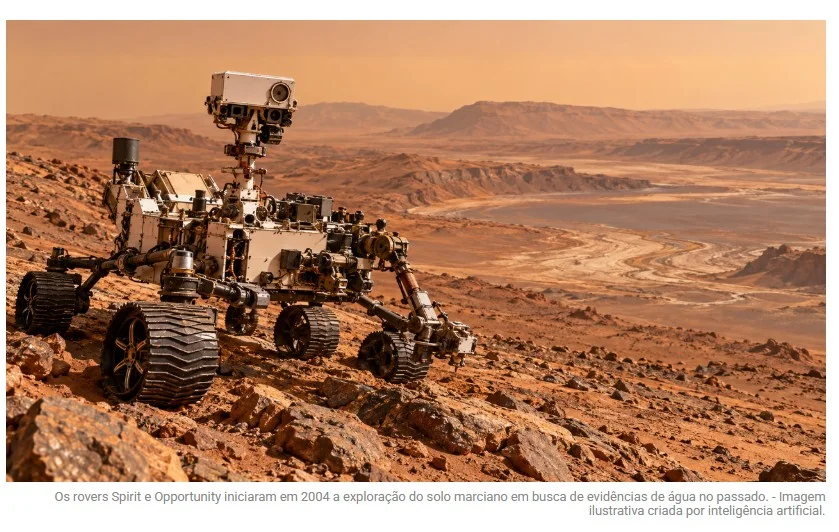 Em 2004, robôs da NASA começaram a explorar as rochas de Marte e, mais de 20 anos depois, amostras coletadas pelo rover Perseverance.
