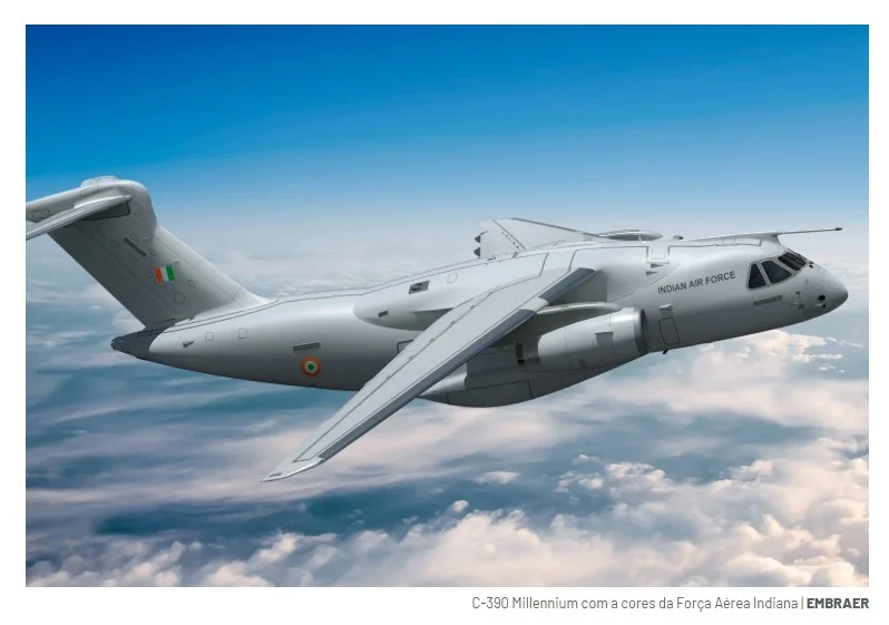 Embraer vai adquirir participação majoritária em nova empresa aeroespacial indiana