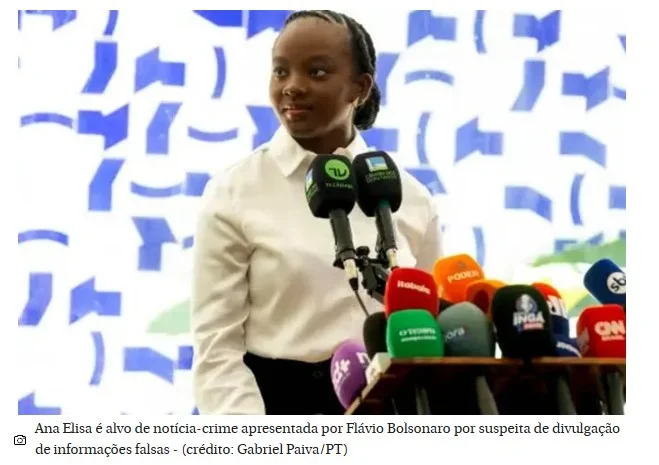 Justiça Eleitoral manda PF investigar Ana Elisa após ação de Flávio Bolsonaro
