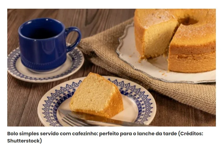 A receita de bolo favorita do TudoGostoso é muito simples de fazer e perfeita para tomar com um cafezinho!