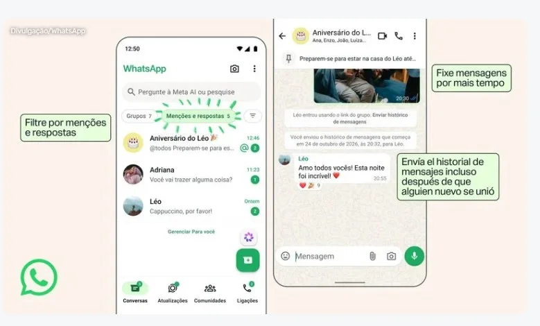 WhatsApp anuncia leva de novos recursos focados em grupos