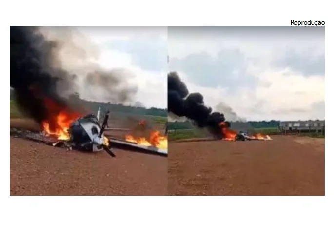 Vídeo mostra perseguição da FAB a avião irregular em MT